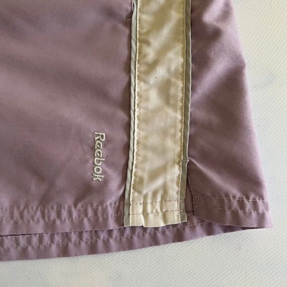 Reebok 90's Purple & White Mid Length Athletic Shorts - Picture 5 of 7